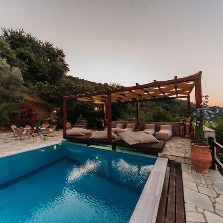Elysian Luxury Villa Pelion Tsagarada Exterior photo